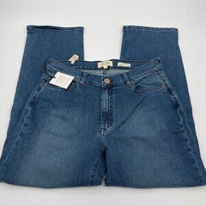 Jaen Womens Jeans 30 Blue Denim Casual Stretch Mom Lincoln DSB Pockets Stretch